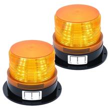 2 luzes led âmbar de emergência, caminhão 12v 24 v 2024 - compre barato