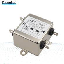 115V/250V 20A AC Power Single Phase EMI Filter CW3-20A-T Connector 2024 - buy cheap