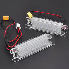 2Pcs/Set LED Car Number License Plate Lights Lamp Bulb for Vauxhall Opel Corsa C D Astra H J Vectra Long Lasting Shock Resistant 2024 - buy cheap