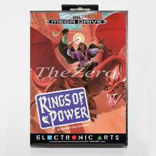 Rings of Power with Box  for 16 bit MD  Video Game Card for Sega Mega Drive/Genesis 2024 - buy cheap