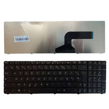 Новый Французский Клавиатура для ноутбука Asus K54C K54L K54LY X54 X54C X54L X54LY K55D K55N K55DE K55DR Сб черные 2024 - купить недорого