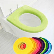 Asiento de inodoro Universal para baño, cubierta de asiento de inodoro suave lavable en forma de O, juego de alfombrilla calentadora, accesorios de tapa de inodoro 2024 - compra barato