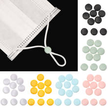 5000Pcs New Adjustable Beads Anti-slip Mask Buckle Elastic Band Cap Plastic Flat Buckle Mask Stopper Ear Cord Drawstring Button 2024 - buy cheap