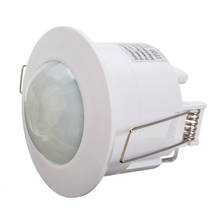 1 peça 220v pir interruptor com sensor de movimento infravermelho detector de 360 graus interruptor de lâmpada, interruptor de teto