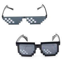 1PC Motocycle Bike Pixelated Mosaic Funny Sunglasses UV Protection Thug Life Eyewear Women Men Mosaic Cycling Sunglasses 2024 - buy cheap