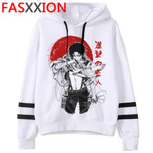 attack on titan  shingeki no kyojin hoodies male printed hip hop Oversized plus size male pullover Ulzzang 2024 - buy cheap