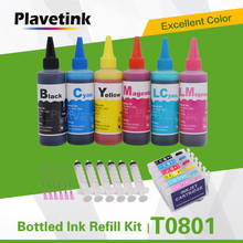 Plavetink T0801-T0806 Ink Cartridge For Epson Stylus Photo P50 T59 R265 270 285 290 360 + 6×100ml Bottle Refill Ink Kits 2024 - buy cheap