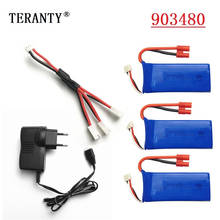 LIPO Battery Charger Sets For Syma X8C 7.4v 2500mah for Syma X8W X8G X8HC X8HW X8HG RC Quadcopter spare parts 3pcs battery 2024 - buy cheap