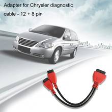 12 + 8 Pin программирования соединительный кабель с разъемом кабеля адаптера переменного тока MSCHRY128 для Chrysler Инструменты для ремонта автомобилей диагностические инструменты- 2024 - купить недорого