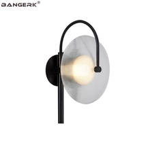 Nordic Modern Wall Lamp Loft Decor Sconce Wall Light LED Iron Glass Round Bedside Wall Light Fixtures Home Lighting Luminaire 2024 - buy cheap