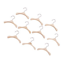 10pcs Wooden Hanger fits 1/6 Scale Ball Jointed Doll Clothes and Other 12 inch Dolls Outfit 2024 - buy cheap