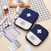 Kit de primeros auxilios con función portátil, accesorios de viaje, tela de algodón para medicamentos de emergencia, bolsa para medicamentos, caja de divisores 2024 - compra barato