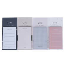 50 Sheets To Do List Notes Memo Pad Notepad Self-adhesive Day Plan Week Plan List Office Stationery Notepads That Can Be Torn 2024 - buy cheap