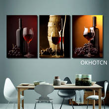 Red Wine Canvas Painting Nordic Poster Chinese Style Elegant Wall Pictures for Living Room Home Decoration Posters and Prints 2024 - buy cheap