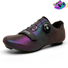 Zapatillas de Ciclismo de velocidad para hombre y mujer, calzado de invierno especial para bicicleta de montaña y de carretera, calas planas Spd 2024 - compra barato