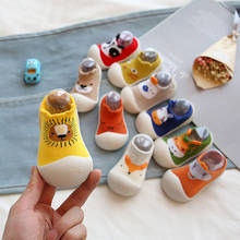 Zapatos de bebé Unisex, primeros zapatos para caminar, primeros pasos, suela de goma suave, botines de punto antideslizantes 2024 - compra barato