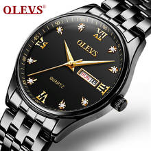 OLEVS Luxury Quartz Watch Men Fashion Business Wristwatch Stainless Steel Clock Life Waterproof Montre Homme Relogio Masculions 2024 - buy cheap