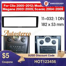 Frame Panel 1DIN Car Dash Frame Radio Fascia ForRENAULT Clio Modus Megane stereo dash kit radio CD player installation 2024 - buy cheap
