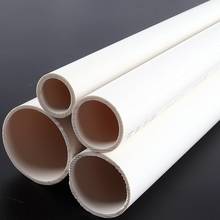 Tubería de PVC blanca de 20mm-110mm de diámetro exterior, tubo de riego para agricultura, hogar y jardín, 48-50cm, 1-2 Uds. 2024 - compra barato