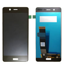 N5 экран для Nokia 5 ЖК-дисплей кодирующий преобразователь сенсорного экрана в сборе оригинальные запасные части LCD для Nokia N5 дисплей TA-1030 2024 - купить недорого