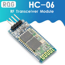 HC06 HC-06 беспроводной последовательный 4-контактный радиочастотный трансивер RS232 TTL Bluetooth модуль с разъемом для arduino 2024 - купить недорого