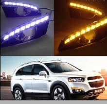 DRL para CHEVROLET CAPTIVA 2011 - 2016 relé de intermitente coche-estilo de 12V LED luces de circulación diurna con niebla agujero lámpara 2024 - compra barato