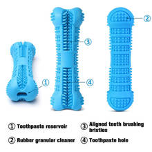 Силиконовая игрушечная зубная щетка для собак для жевания плюшевых зубов, очищающая кость, идеальная Чистка собак, уход за зубами, товары для домашних животных 2024 - купить недорого