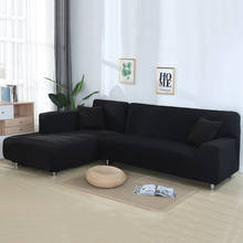 Fundas de LICRA para sofá esquinero en forma de L, cubiertas elásticas para sala de estar, Diván, 2 unidades 2024 - compra barato