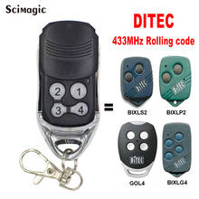 Garage control For DITEC GOL4, BIXLG4, BIXLP2, BIXLS2 Door Remote Control To Replace 433.92MHz Rolling Code 2024 - buy cheap