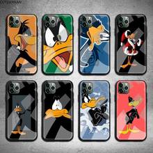 Lovely Daffy Duck Phone Case Tempered Glass For iPhone 12 pro max mini 11 Pro XR XS MAX 8 X 7 6S 6 Plus SE 2020 case 2024 - buy cheap