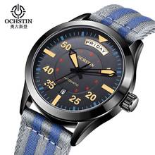 OCHSTIN Automatic Mechanical Men Watches Top Brand Sport Waterproof Watch Noctilucent Nylon Strap Male Clock Relogio Masculino 2024 - buy cheap