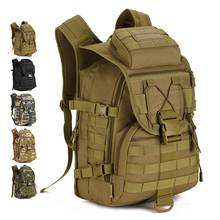 Military Backpack Army Tactical Molle Rucksack Men Travel Sports Camping Hiking Fishing Outdoor Camouflage Nylon 40L 1000D Bag 2024 - buy cheap