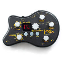 Портативная гитарная педаль Mooer POGO с многофункциональным процессором, 15 типов эффектов, 40 барабанов, Функция настройки ритмов, педаль для гитары 2024 - купить недорого