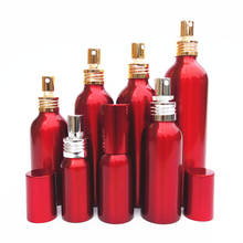 Fashion Red Spray Bottle Aluminum Refillable Perfume Atomizer Travel Bottle 30ml 50ml 100ml 120ml 150ml Fine Mist Atomiser 20pcs 2024 - buy cheap
