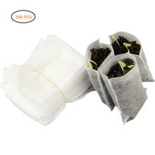 Bolsas de cultivo de 200 piezas, no tejidas, bolsas de nutrición para plantación de plantas, Kits de cultivo de plántulas de jardinería, 8x10cm 2024 - compra barato