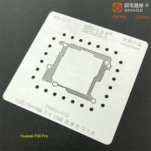 Amaoe BGA Reballing Stencil kit Tin Plant Net Solder Heat Plate for Huawei P30 pro Middle Layer Reballing 0.1MM 2024 - buy cheap
