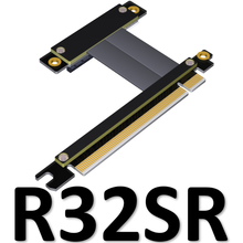 Extensão pcie 3.0x4 riser extensor para placa de rede gigabit industrial ssd pci-e 3.0x4 a x16 pci-express 3.0 cabo 2024 - compre barato