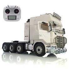 1/14 Vehicles RC Tractor Truck LESU Metal 8x8 Chassis Hercules Cab Motor Radio Light Sound for Scania TAMIYA Toys THZH0973-SMT3 2024 - buy cheap