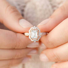 18 К розовое золото цвет AAA циркон бриллианты кольца с драгоценными камнями для женщин мода обручальное кольцо ювелирные изделия bijoux bague подарки аксессуар 2024 - купить недорого