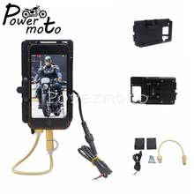 Soporte de teléfono móvil con cargador USB para motocicleta, soporte de navegación GPS para Yamaha BMW 700/800GS R1200GS ADV Honda CRF1000L 2024 - compra barato