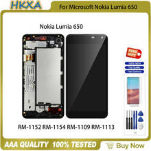 Оригинал для Microsoft Nokia Lumia 650 RM-1152 RM-1154 RM-1109 LCD дисплей сенсорный экран дигитайзер в сборе для Nokia 650 2024 - купить недорого