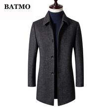 BATMO 2020 new arrival autumn&winter wool trench coat men,men's wool coat,plus-size M-XXXL  WKY-2192 2024 - buy cheap