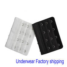 Women Bra Extender 3 Rows 4 Hooks Elastic Adjustable Lengthen Clasp covered button Underwear Bra Accessory 2024 - buy cheap
