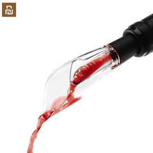 Youpin aço inoxidável rápido vinho filtro de vinho mini portátil garrafa entrada ar aerador pourer para a barra da família 2024 - compre barato