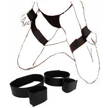 Erotic Games Adult Sex Toys For Couples Sex Restraints Woman Slave Handcuffs & Thighs Cuffs Adjustable Bdsm Bondage Rope Product 2024 - buy cheap