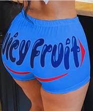 NEW Women's Letter Print High Waist Shorts Summer Casual Slim Fit Short Pants Fashion Sports Outdoor Pants Sexy Shorts 2024 - buy cheap