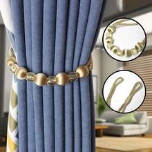 2Pcs Curtain Tiebacks Tie Ropes Curtain Straps Decorative Accessories With Crystal Bead Curtains Home Decor 2024 - buy cheap