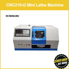 CNC210-G mini CNC Lathe/750W motor/GSK 928TEA CNC control systme/Mini DIY Lathe Machine 2022 - купить недорого