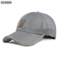 SILOQIN Women's Cap Mesh Ventilation Couple Mesh Cap Summer Breathable Baseball Cap Men's Brand Sports Caps Hats Snapback Hat 2024 - buy cheap