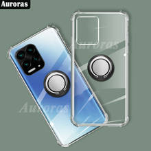 Auroras-funda anticaída para Motorola G100, carcasa transparente a prueba de golpes con anillo, para Moto G100 2024 - compra barato